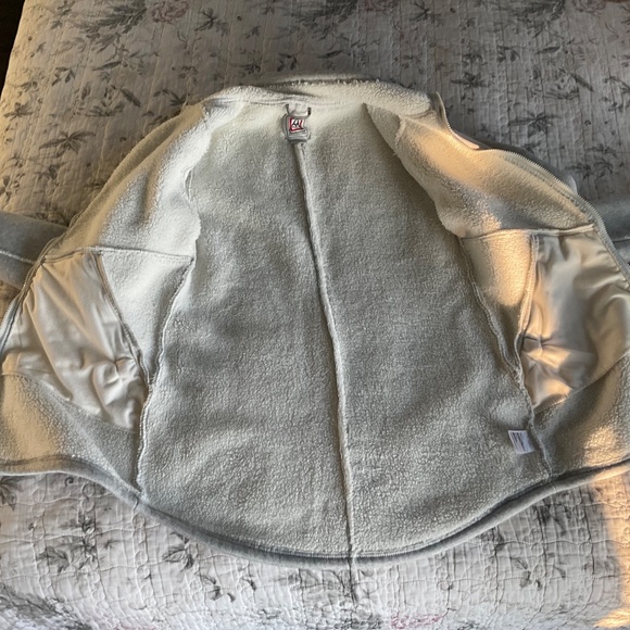 Avalanche Outdoor Sherpa Lined Full Zip Jacket Coat Parka Large - Picture 7 of 11